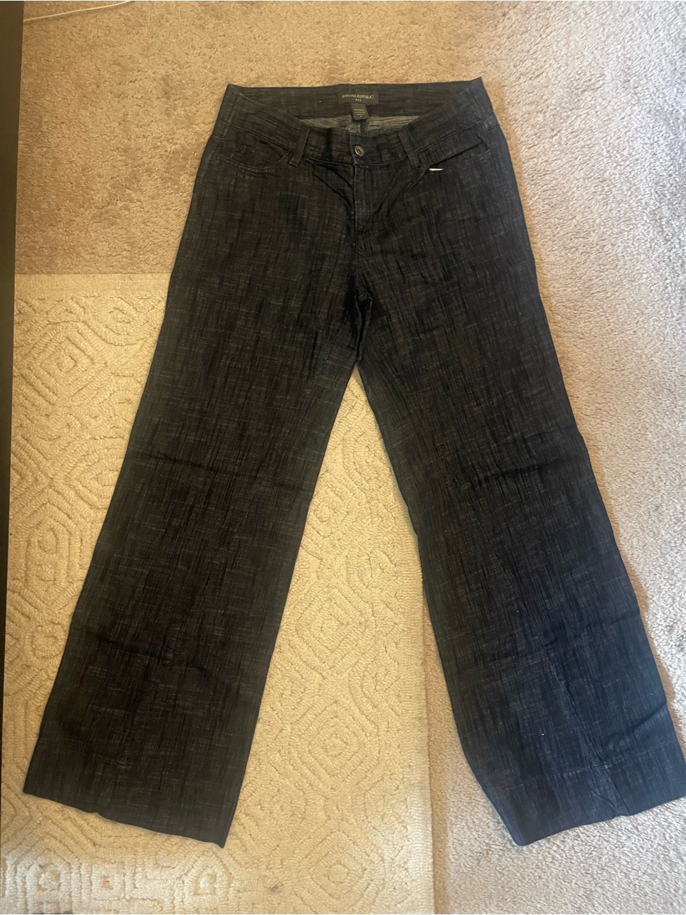 Banana Republic Women’s Wide-Leg Dark Gray Jeans